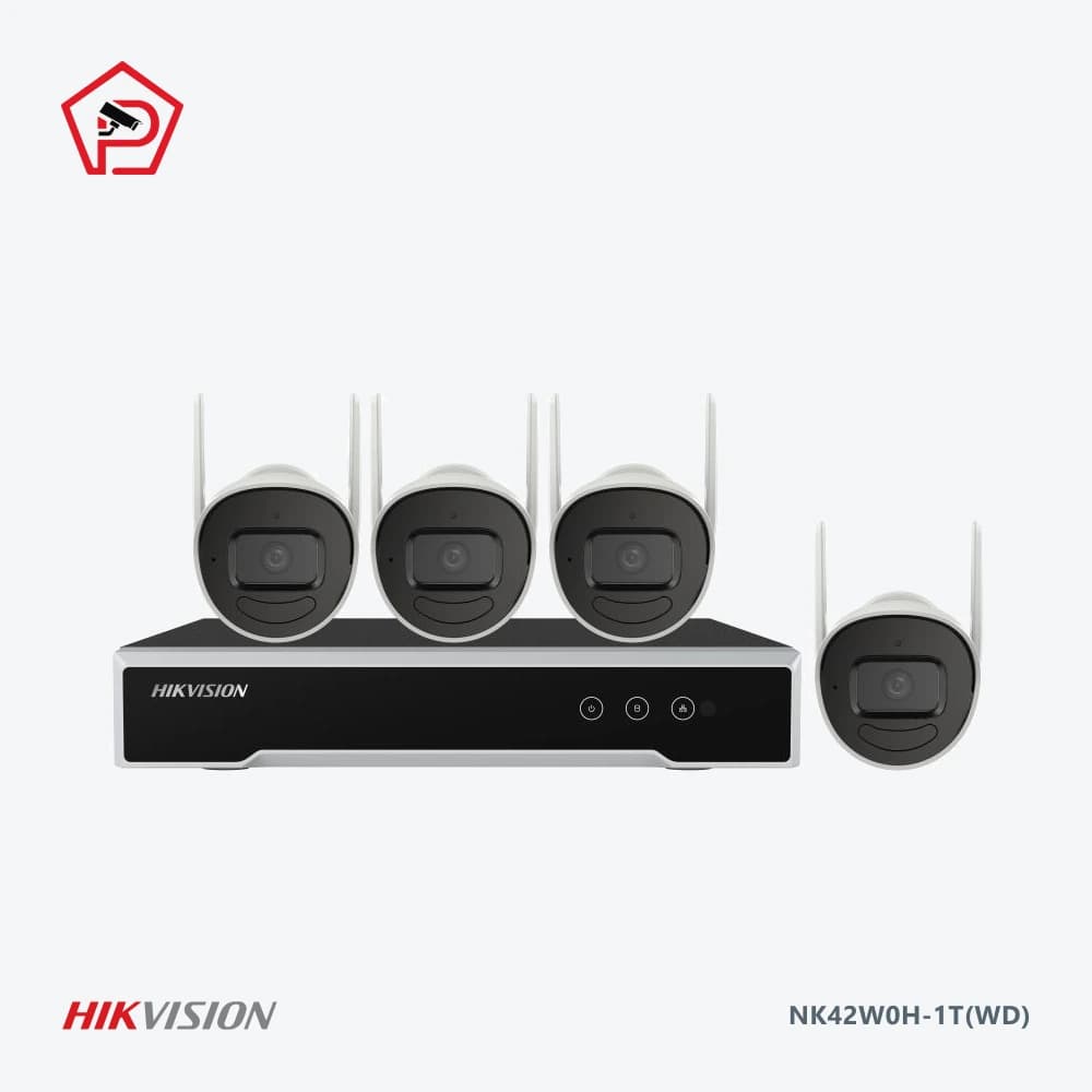 4-Channel Wi-Fi NVR Kit with 4 Bullet Cameras and 1TB HDD