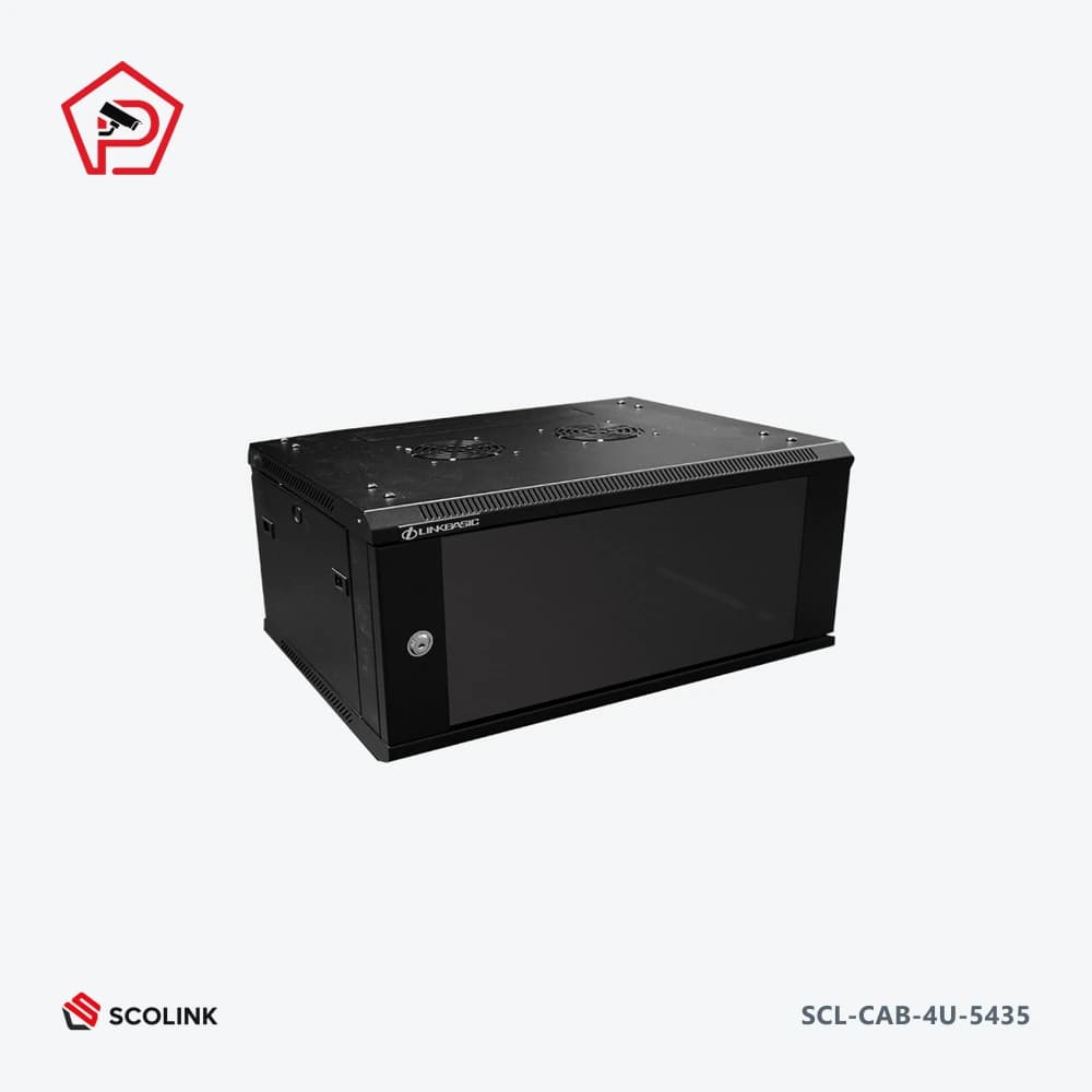 4U 19-inch Wall Mount Network Data Cabinet (540mm x 350mm)