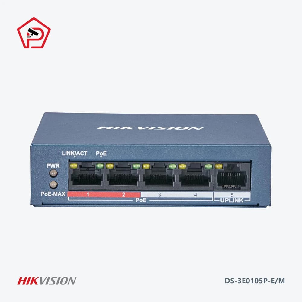 5-Port Fast Ethernet Unmanaged PoE Switch